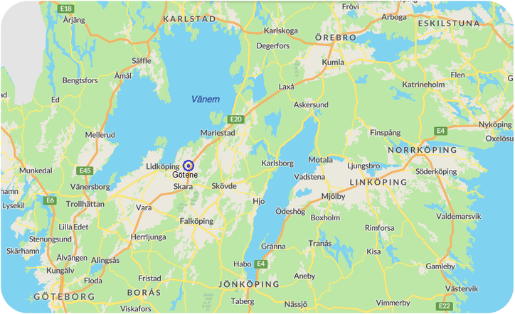 Lidköping Karta / Rentman i Lidköping AB, Lidköping, Sockerbruksgatan